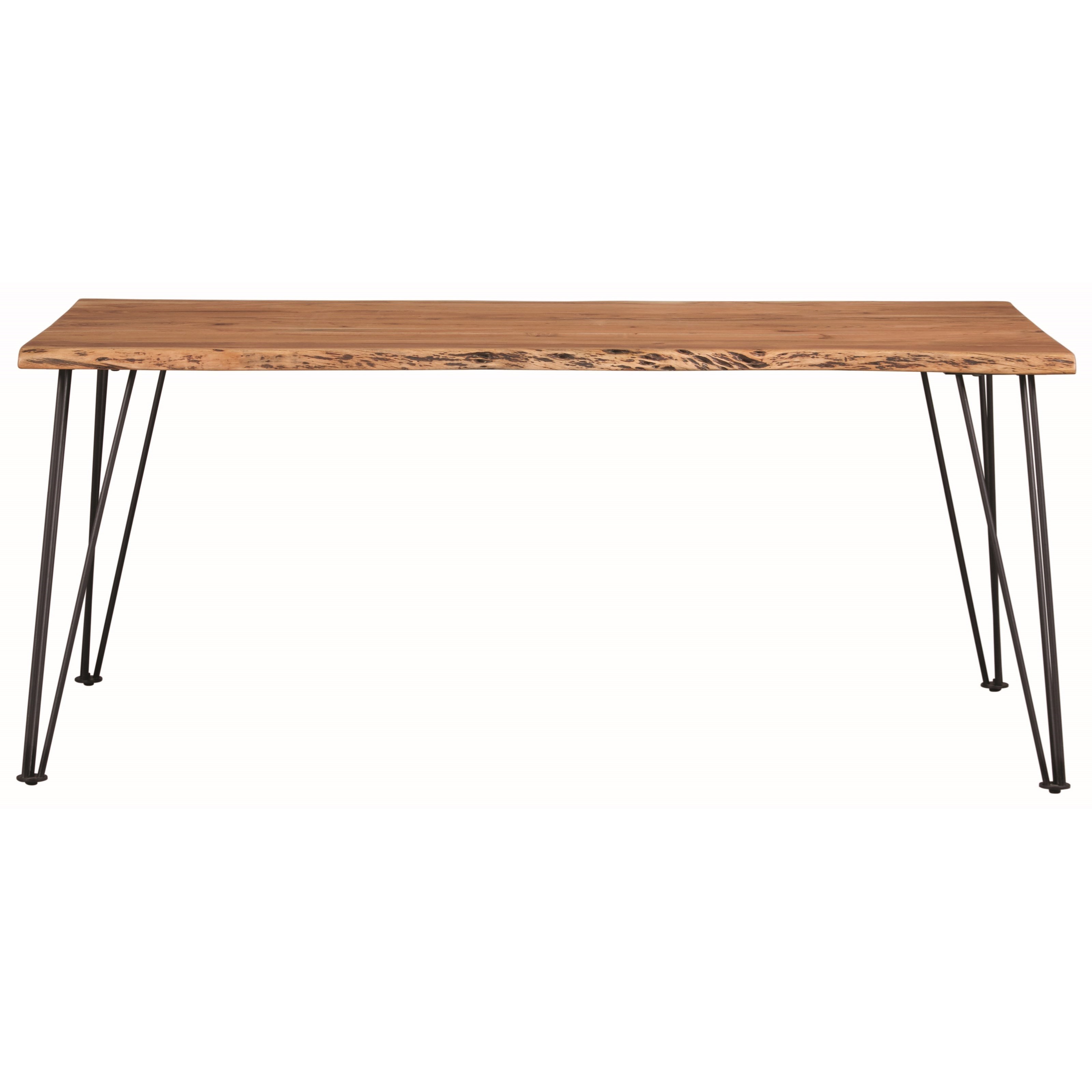Coaster Sherman Rustic Dining Table with Live Edge A1 Furniture